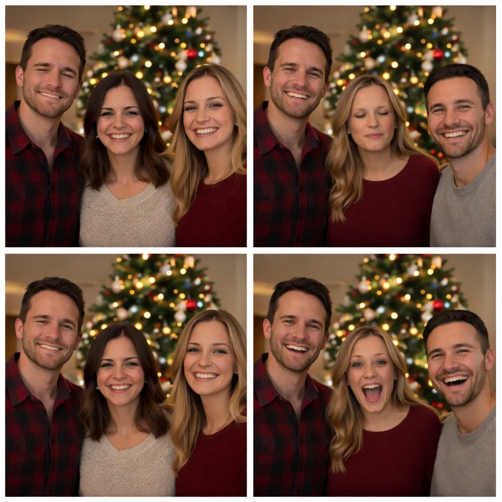 AI picks the photo where everyone's eyes are open